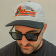 Load image into Gallery viewer, California Golden Poppies Hockey Snapback Hat ( Natural/Black )