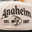 Load image into Gallery viewer, Anaheim White Crown Black Bill Corduroy Hat