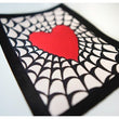 Load image into Gallery viewer, “Spider Webbed Heart” 5x7 original painting