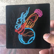 Load image into Gallery viewer, Coffee pour moving neon 5x5 rounded edge photo