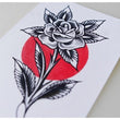 Load image into Gallery viewer, “Rose” 5x7 original on coquille paper