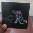 Load image into Gallery viewer, Slap shot moving neon 5x5 rounded edge photo