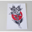 Load image into Gallery viewer, “Rose” 5x7 original on coquille paper