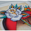 Load image into Gallery viewer, Heart And Rose 8x10 original painting