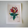 Load image into Gallery viewer, “A Rose” 5x7 original painting