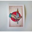 Load image into Gallery viewer, “Light In The Dark” 5x7 original painting