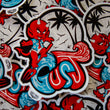 Load image into Gallery viewer, "Surfs Up" die cut sticker