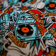 Load image into Gallery viewer, "Trusty Chords" die cut sticker
