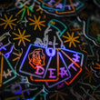 Load image into Gallery viewer, "Luck Of The Draw" Holographic die cut sticker
