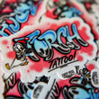 Load image into Gallery viewer, Torch Tattoo Chillin Die Cut Sticker