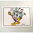Load image into Gallery viewer, “Mr. Coffee” 5x7 original painting