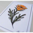 Load image into Gallery viewer, “Cali Poppy” 5x7 on coquille paper