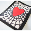 Load image into Gallery viewer, “Spider Webbed Heart” 5x7 original painting