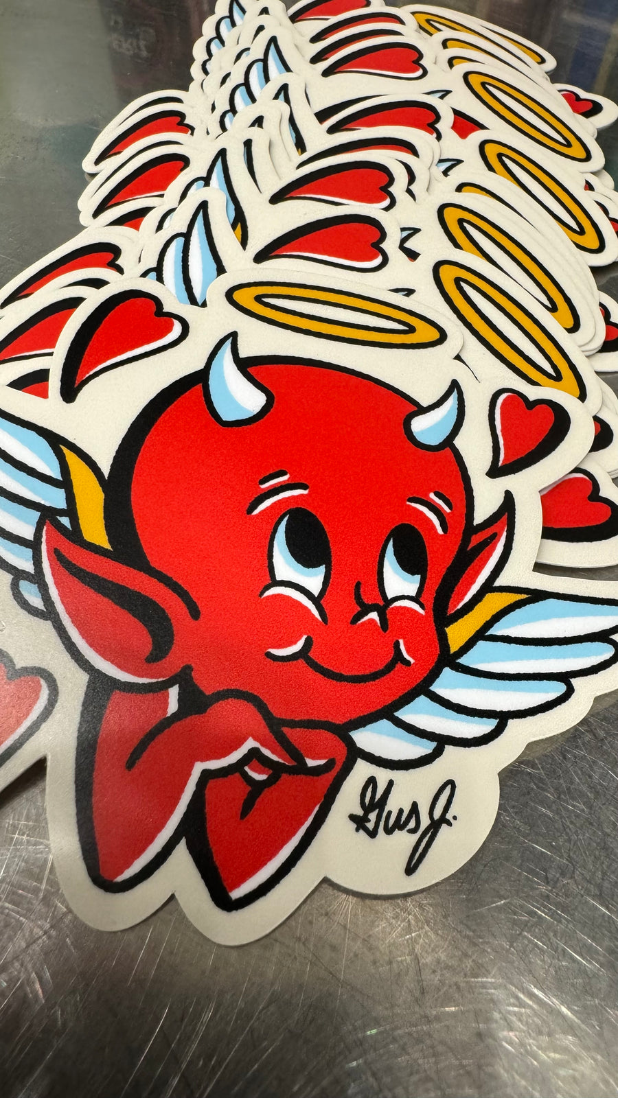 Hot stuff Angel Sticker
