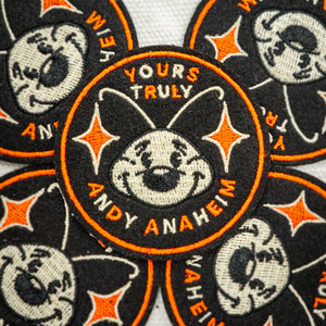 Andy Anaheim "Yours Truly"  Felt Patch