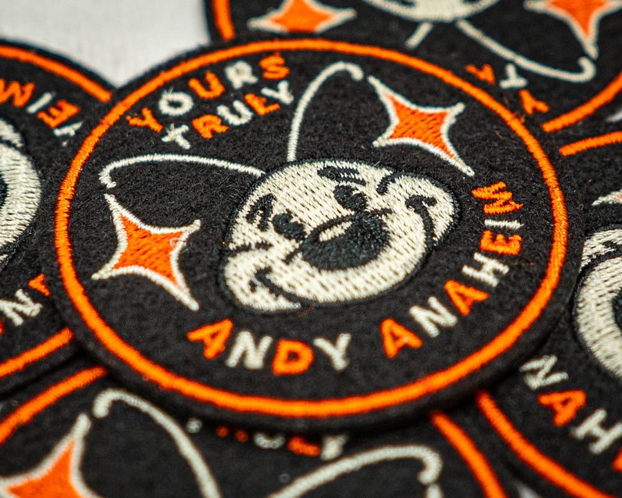 Andy Anaheim "Yours Truly"  Felt Patch