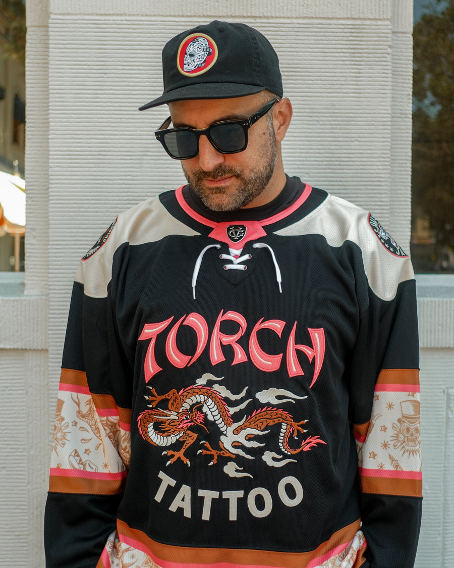 Torch Tattoo 15 Year Anniversary Hockey Jersey