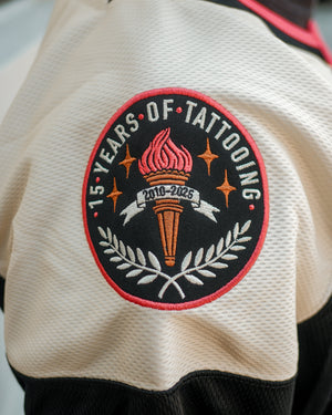 Torch Tattoo 15 Year Anniversary Hockey Jersey