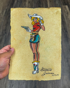 Cowgirls Shoot PAINTING