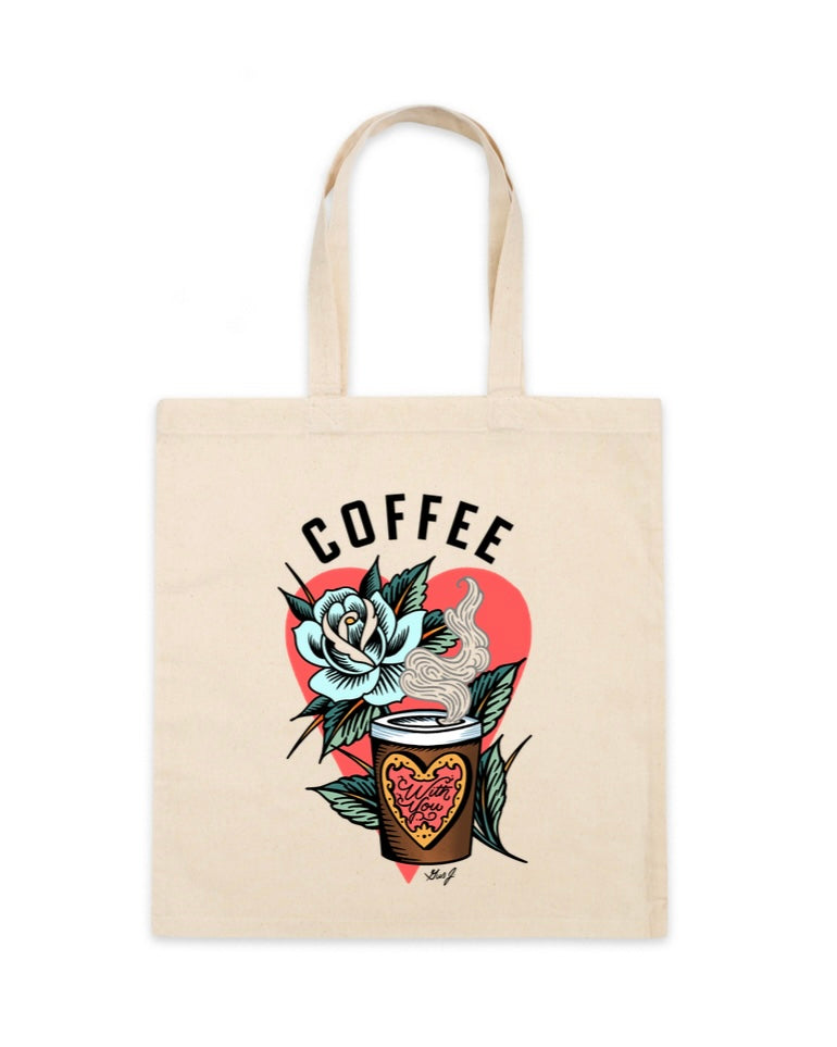 Coffee With You Tote Bag