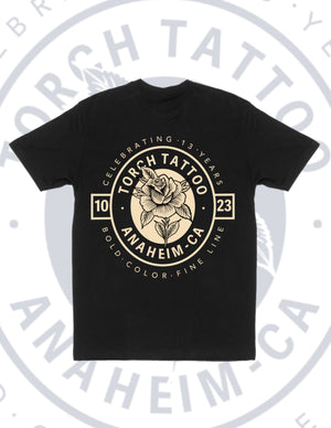 Torch Tattoo 13 Years Strong T shirt