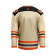 Load image into Gallery viewer, California Golden Poppies Hockey Jersey AWAY COLORS (CREAM)  PRE-ORDER
