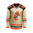 Load image into Gallery viewer, California Golden Poppies Hockey Jersey AWAY COLORS (CREAM)  PRE-ORDER
