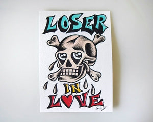 “Loser In Love” 5x7 original painting