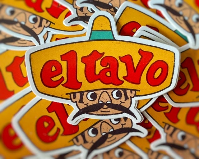 “El Tavo” sticker 2x3 inches