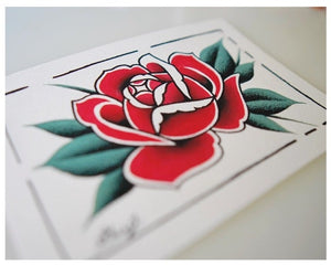 “Rose” 5x7 original painting