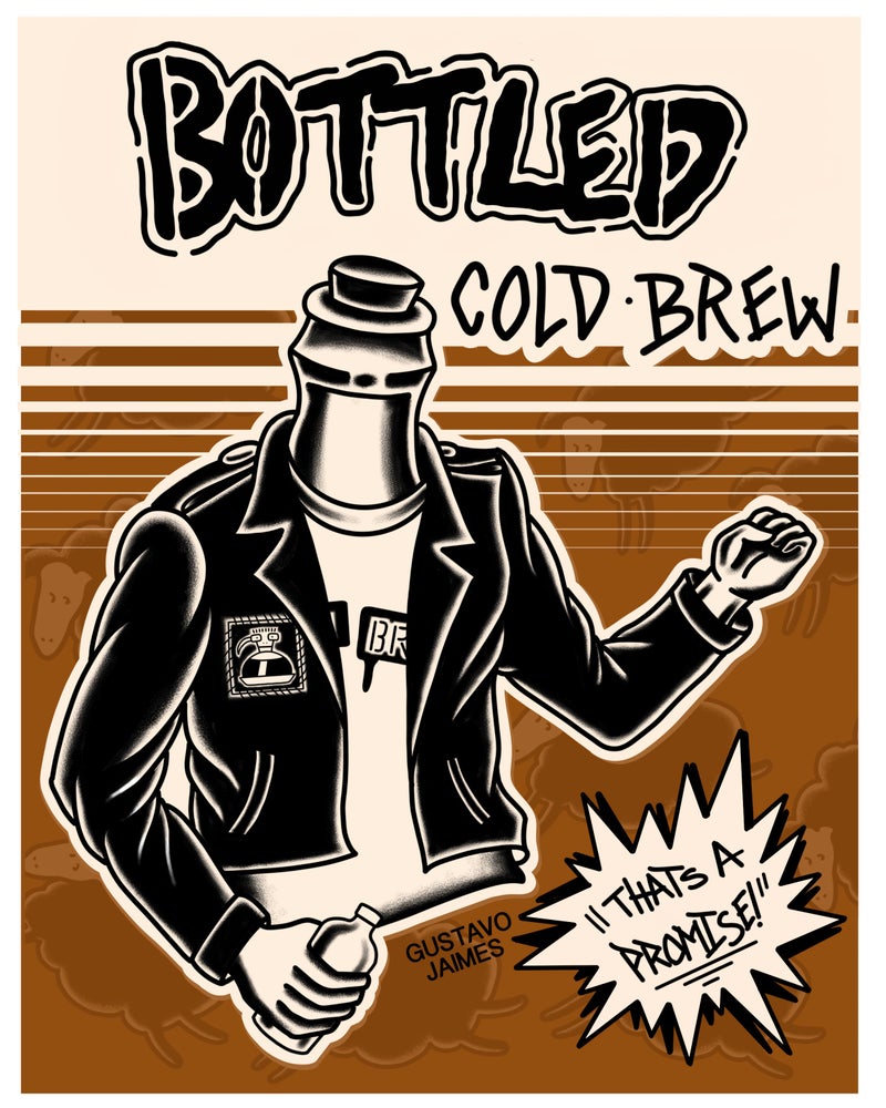 “Bottled Cold Brew!” 8.5x11 inch print