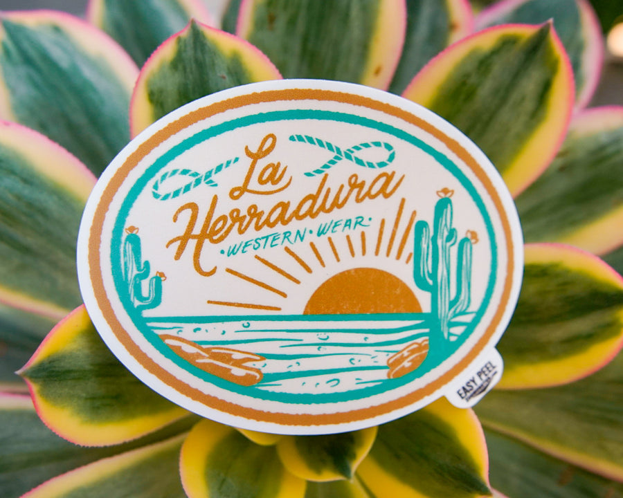 La Herradura Western Wear Desert Sticker