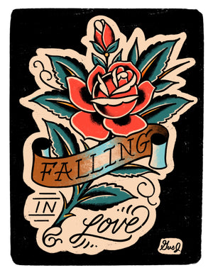 Falling In Love 8.5x11 inch print
