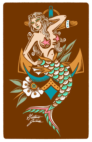 Mermaid 11x17 print